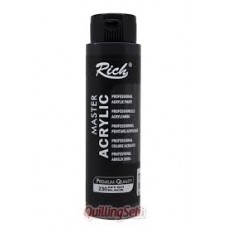 Culoare acrilica Rich, 500 ml, negru